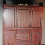 Solid Hardwood TV Armoire