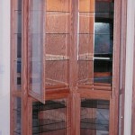 Solid American Oak Hardwood Curio