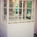 Solid American Hardwood Glass Curio