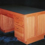 Solid Oak Executive Desk