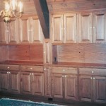 Solid Red Oak Hardwood Built-in Hutch