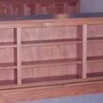 Makara Solid Red Oak Bookcase