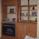 Custom Built In Bookcase