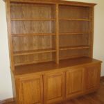 Morey Oak Raised Panel Bookcase