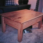 Solid Hickory Hardwood Coffee Table