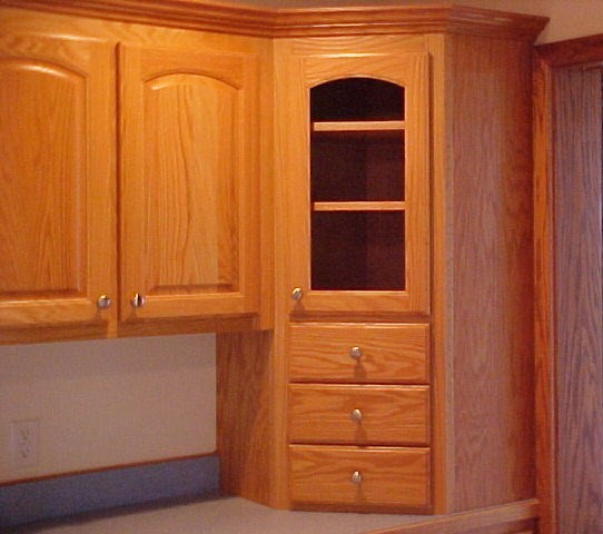 Corner Appliance Garage | Charles R. Bailey Cabinetmakers