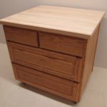 Buchs Red Oak Raised Panel Island