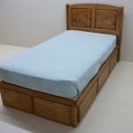 Solid Wood Raised Panel Bed