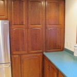 Raised Panel Built In Cabinets