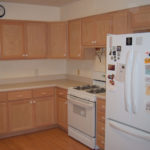 Custom Oak Flat Panel Kitchen