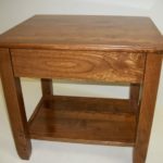 Solid Hackberry End Table