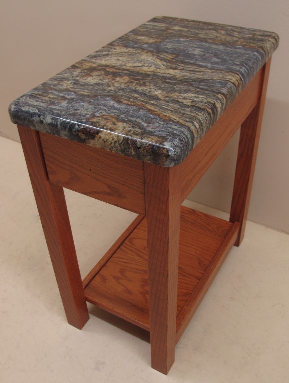 Granite top end shop tables