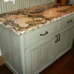 Bead Board Hutch With Granite