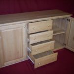 Solid Oak Raised Panel Dresser