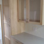 Custom Pantry & Glass Wall Cabinet