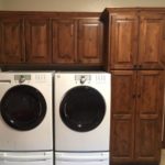 Built In Washer & Dryer Cabinets