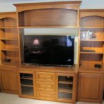 Solid Raised Panel Media Cabinet