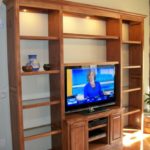 Custom Open Shelved Media Cabinet