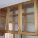 Double Sided Glass Upper Cabinet