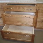 Solid Wood Drawer Bank