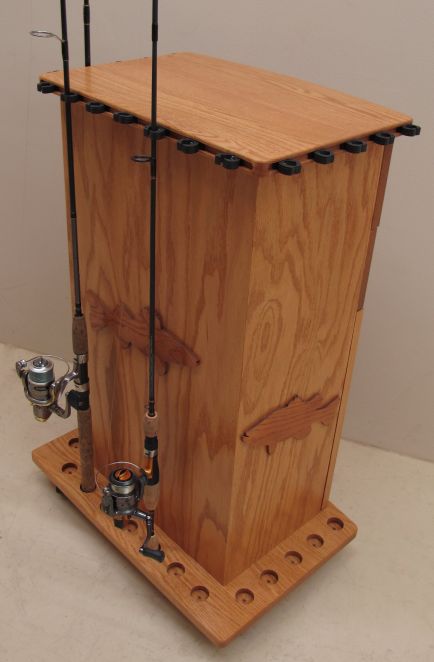 Custom Fishing Rod Cabinet  Charles R. Bailey Cabinetmakers