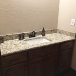 Square Raised Panel Built In Vanity