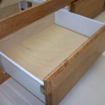 Solid Wood Drawer With Metal Sides