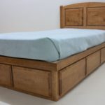 Curly Maple Twin Bed