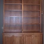 Red Oak Raised Panel Bookcase