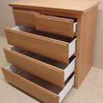 Solid Wood Drawers With Metal Sides