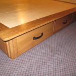 Custom Red Oak Bed